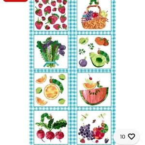 3.5 Yards A Very Hungry Catepillar Panel Fabric